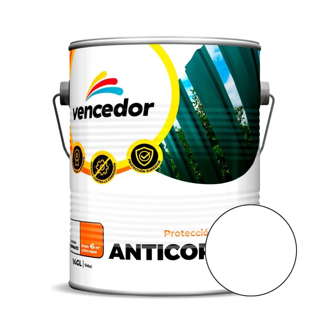 ANTICORROSIVO BLANCO 1/4 GALON VENCEDOR