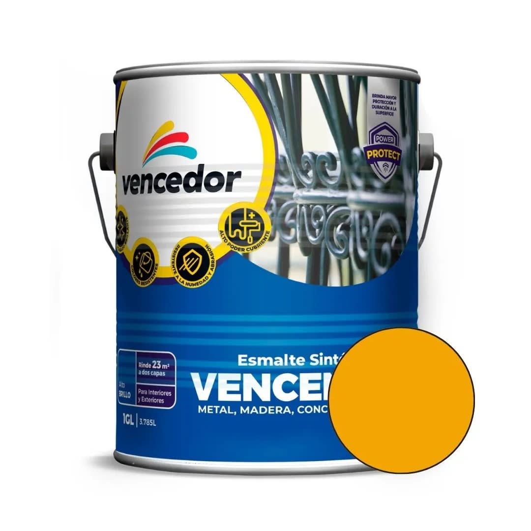ESMALTE AMARILLO ORO 1 GAL. VENCENAMEL