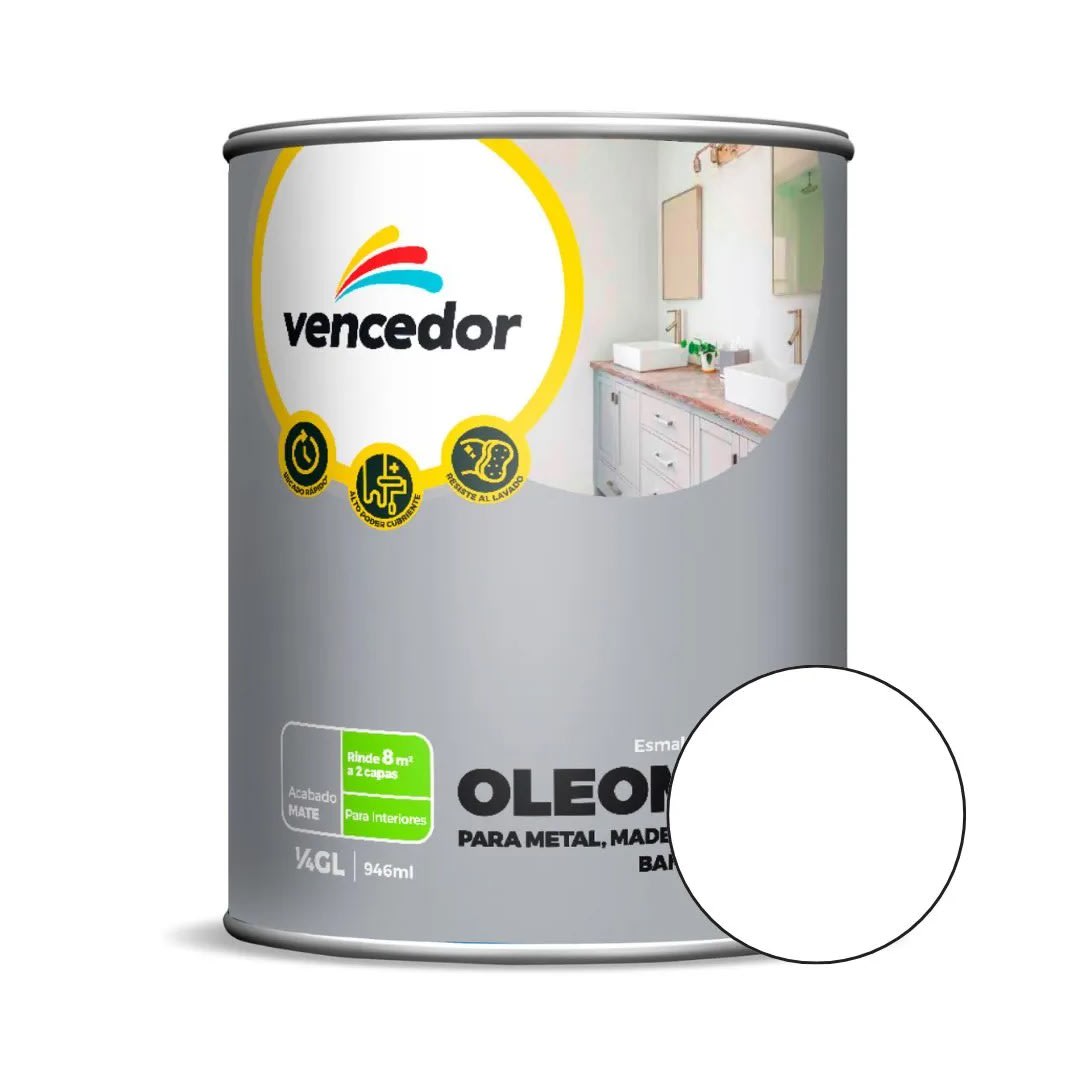 OLEOMATE BLANCO 1/4 GALON VENCEDOR4