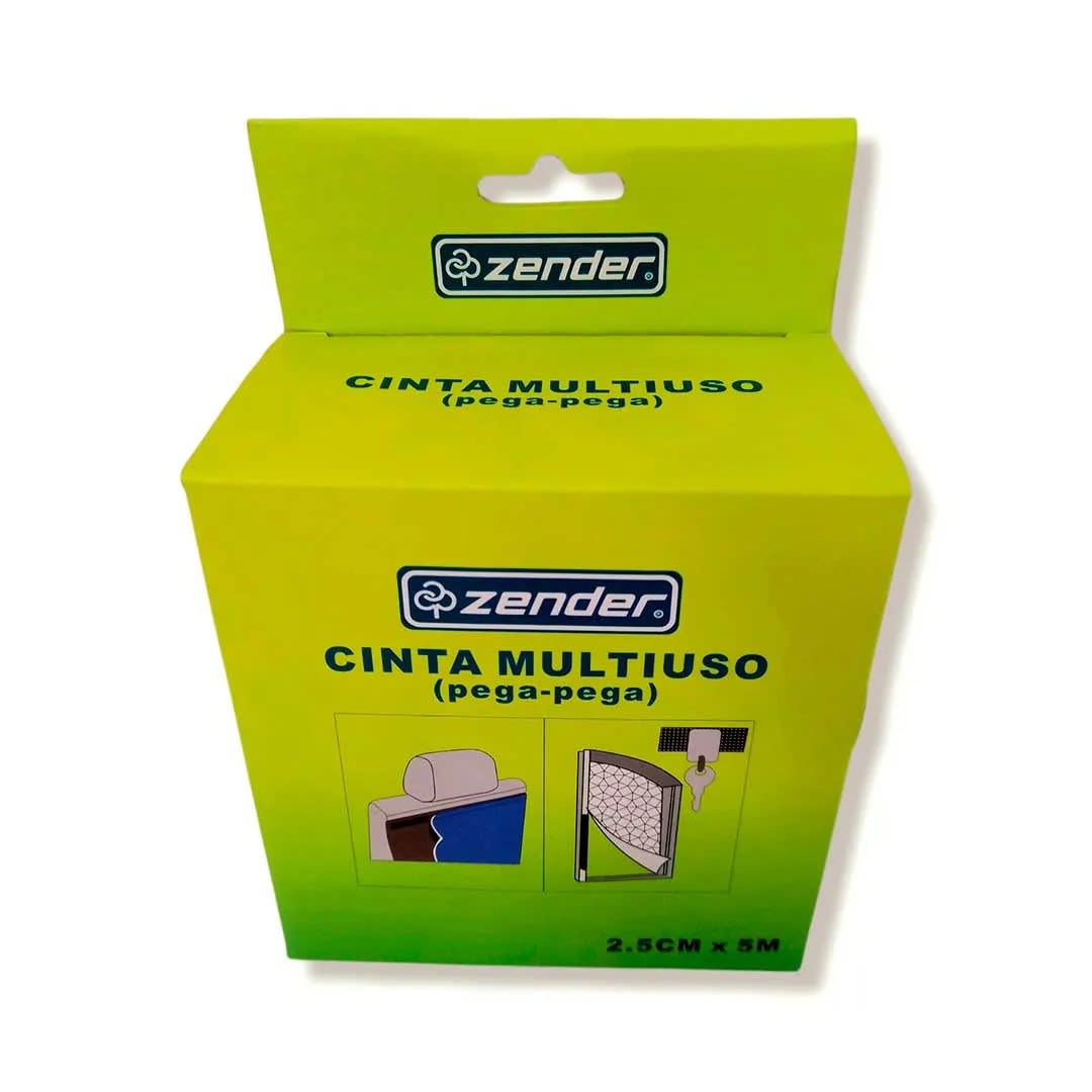 ROLLO PEGA PEGA NEGRO 25MM X 5 METROS SIN ADHESIVO ZENDER