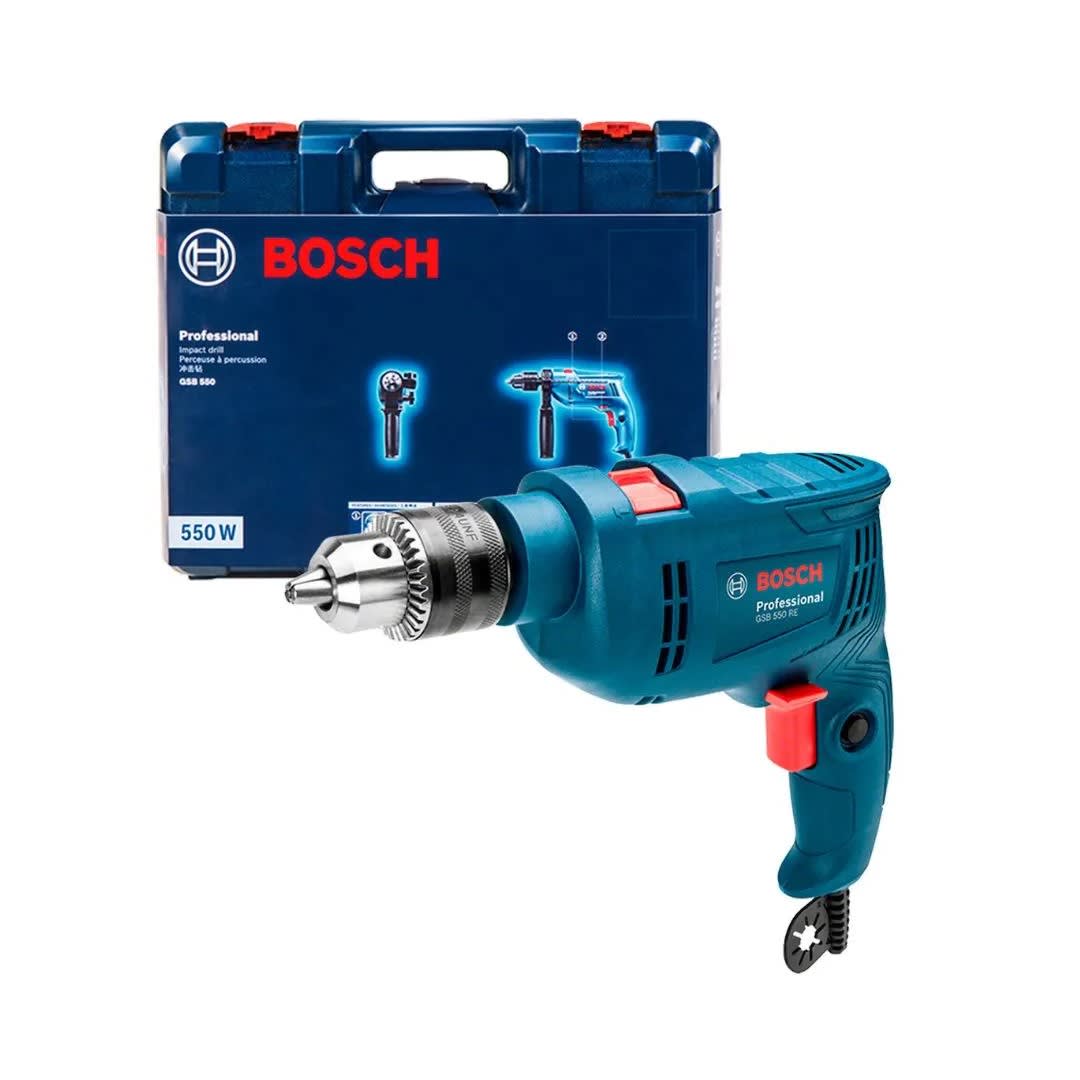 TALADRO PERCUTOR 1/2'' 550W GSB 550 RE MP BOSCH