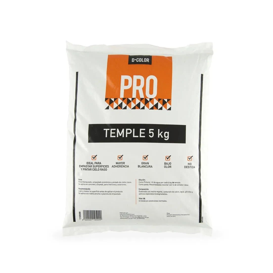 TEMPLE DE COLOR 5 KG PRO