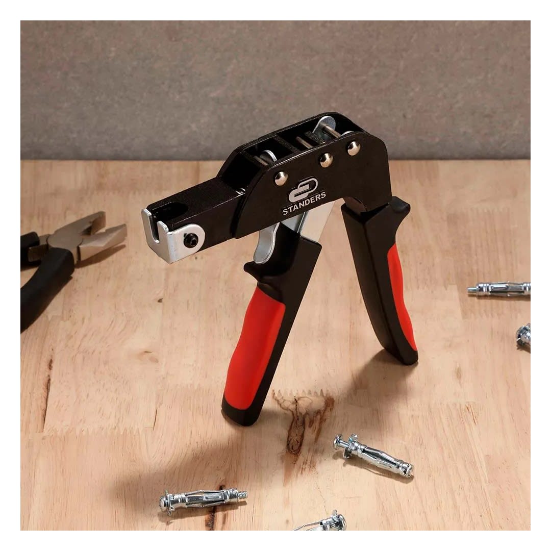 PISTOLA + TORNILLOS + TARUGOS 8X34MM X10 & 8X46MM X10 STANDERS SM