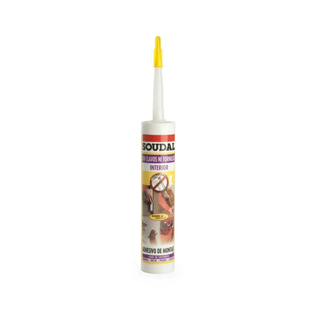 COLA SIN CLAVOS NI TORNILLOS INTERIOR 360 GRAMOS SOUDAL