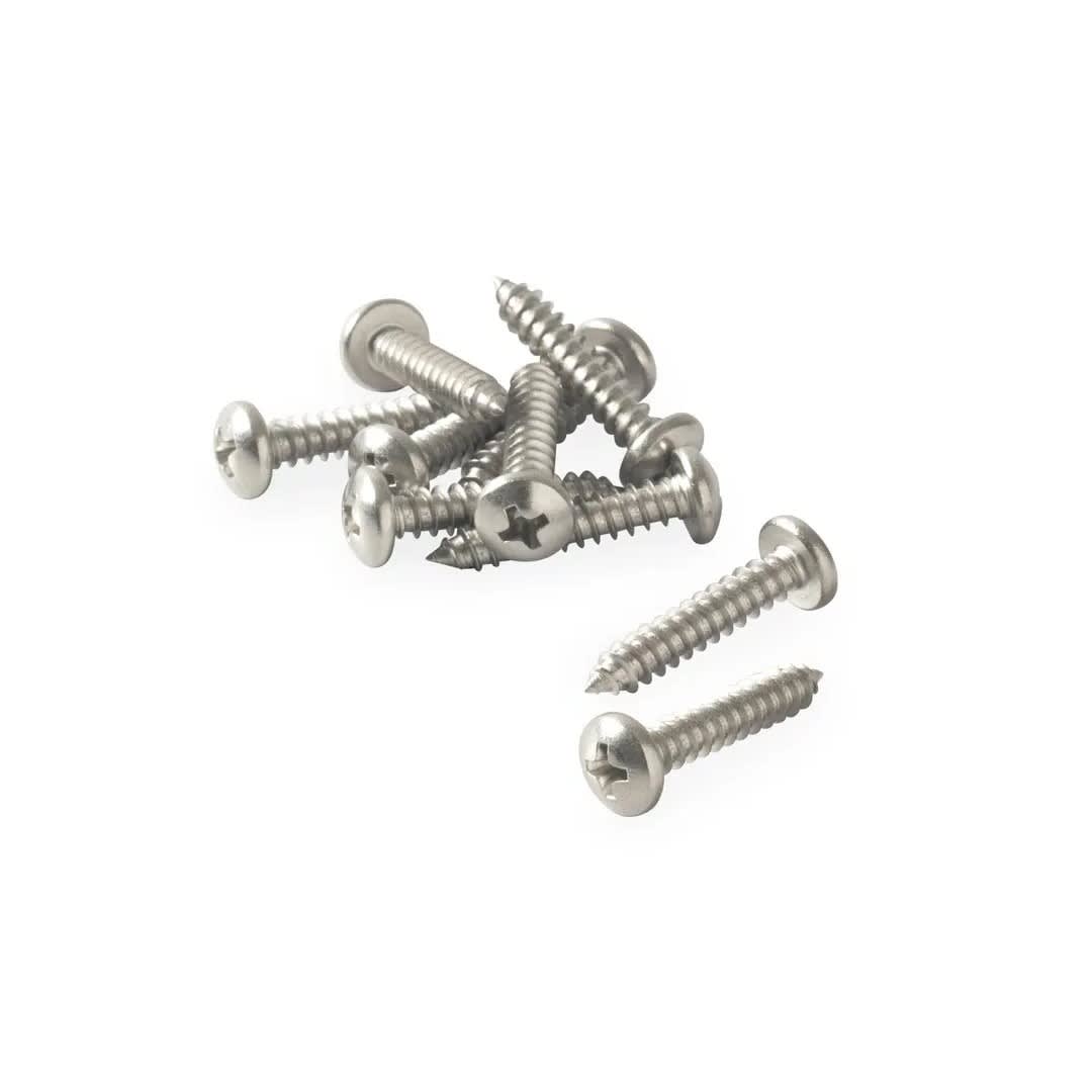 TORNILLO DE CABEZA PAN ACERO INOXIDABLE 10MM X 1'' - 10U SM