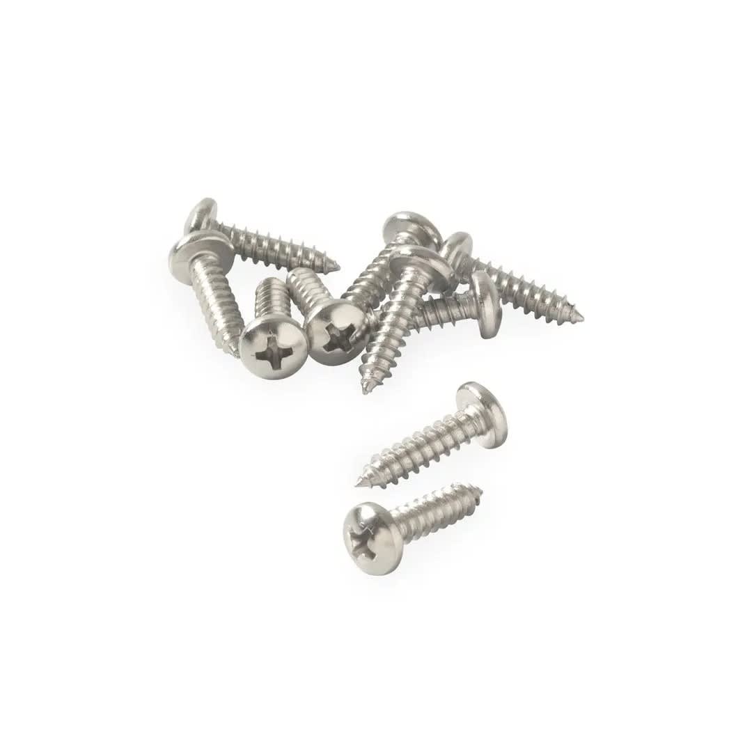 TORNILLO DE CABEZA PAN ACERO INOXIDABLE 10MM X 3/4'' - 10U SM
