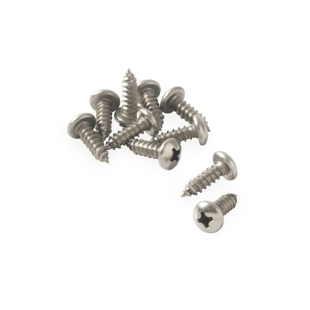 TORNILLO DE CABEZA PAN ACERO INOXIDABLE 8MM X 1/2'' - 10U SM