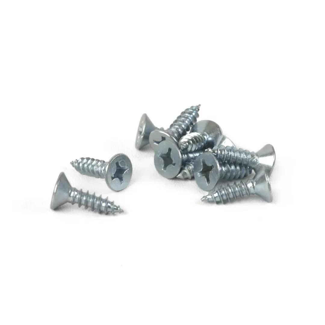 TORNILLO CABEZA PLANA 12X3/4'' X 10 UNIDADES SM