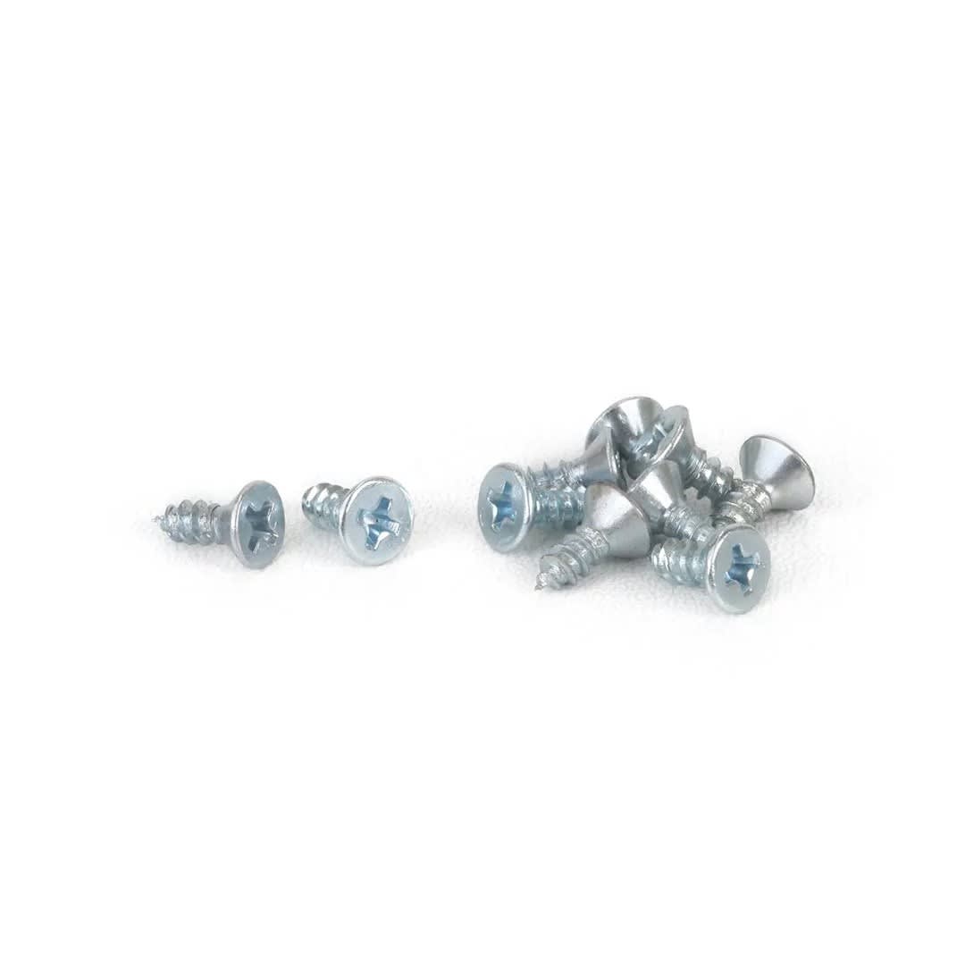 TORNILLO CABEZA PLANA 6X3/8'' X 10 UNIDADES SM