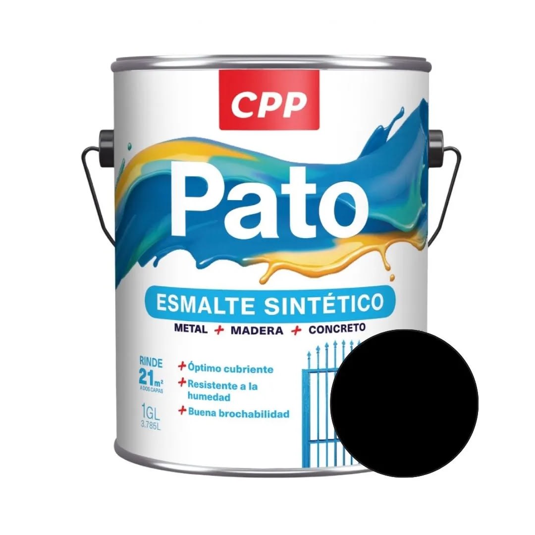 ESMALTE BRILLANTE NEGRO 1 GALON CPP