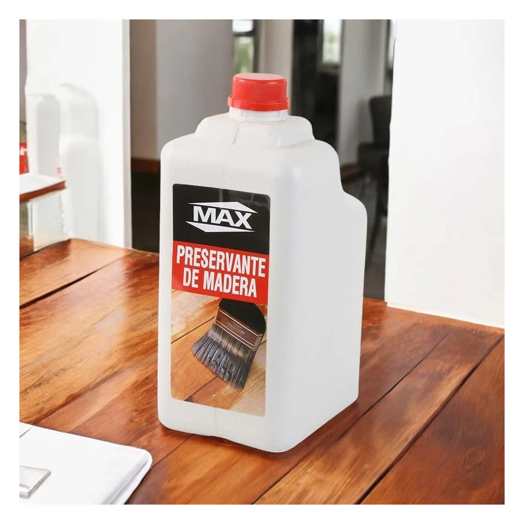 PRESERVANTE DE MADERA 3.5 L COLOR GRIS PARDO PALIDO MAX