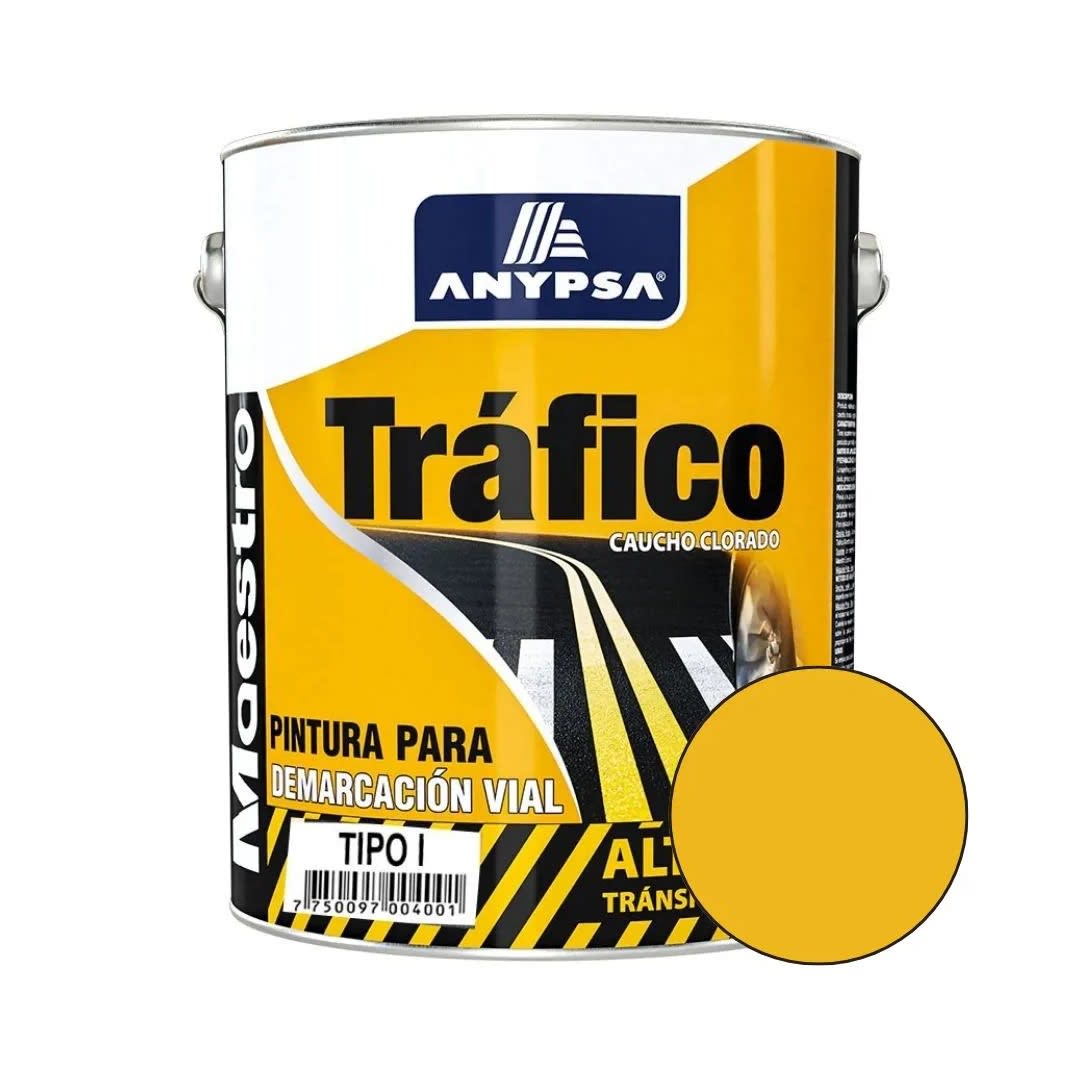 PINTURA PARA TRAFICO AMARILLO 3.785L ANYPSA