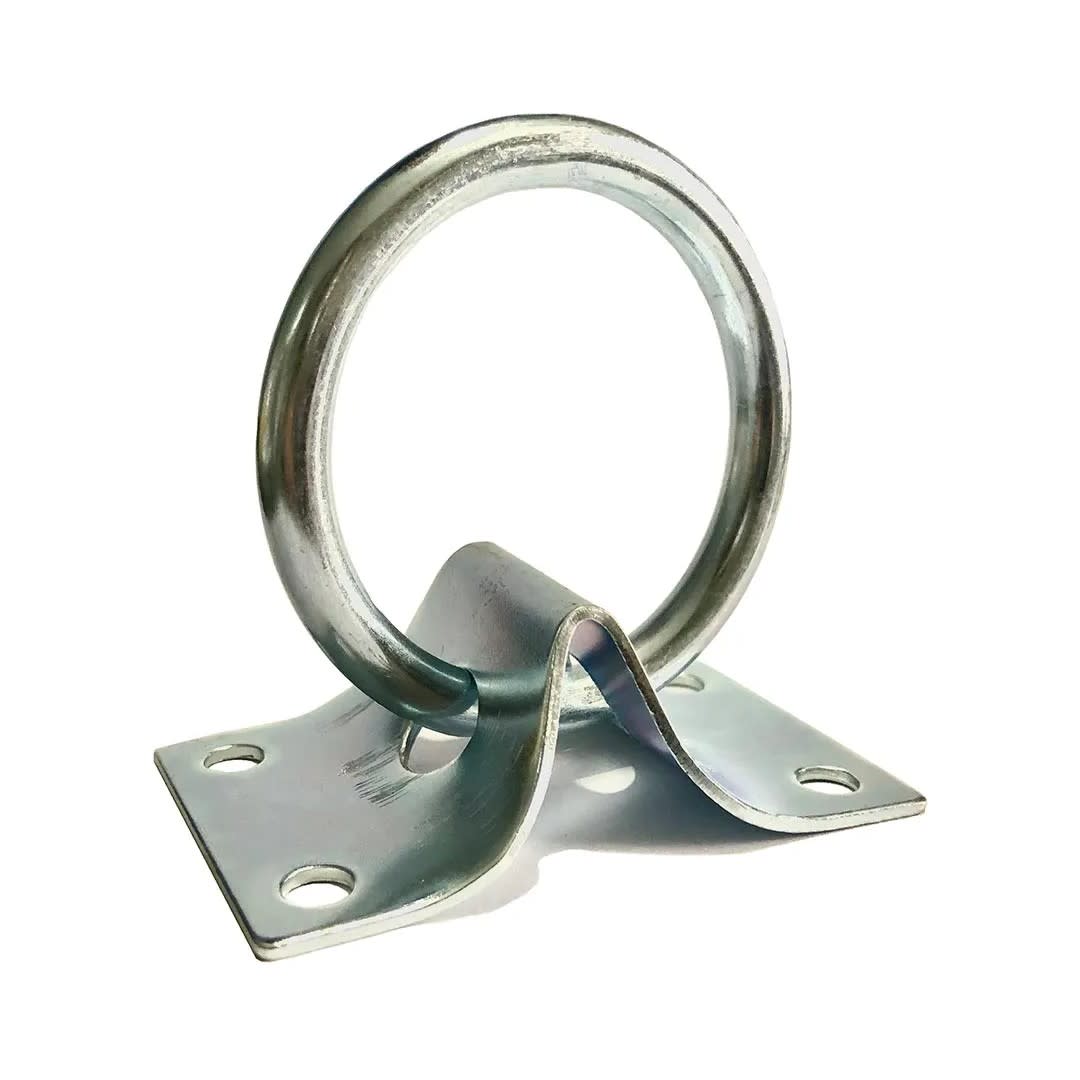 ARGOLLA PLACA ACERO PLATEADO 64MM HALCON