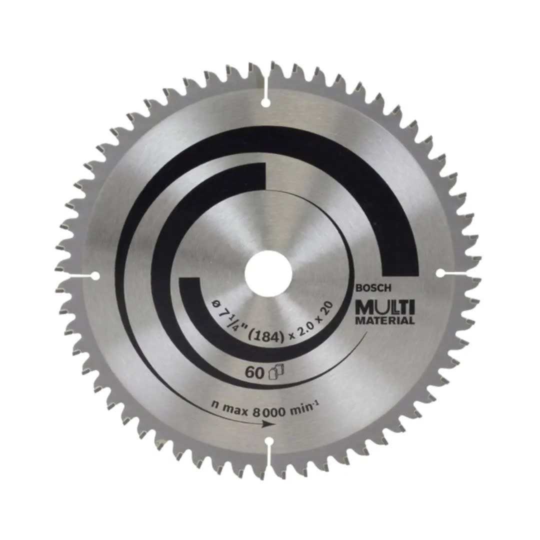 DISCO DE SIERRA MULTIMATERIAL 60 DIENTES 7-14'' BOSCH