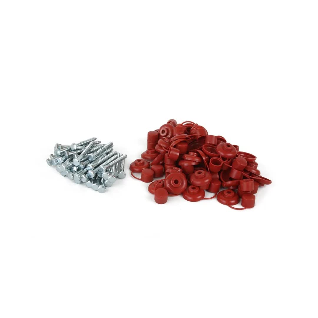 KIT TIRAFON 1/4'' X 2.5'' + CAPUCHON TEJA 48 UNIDADES SM
