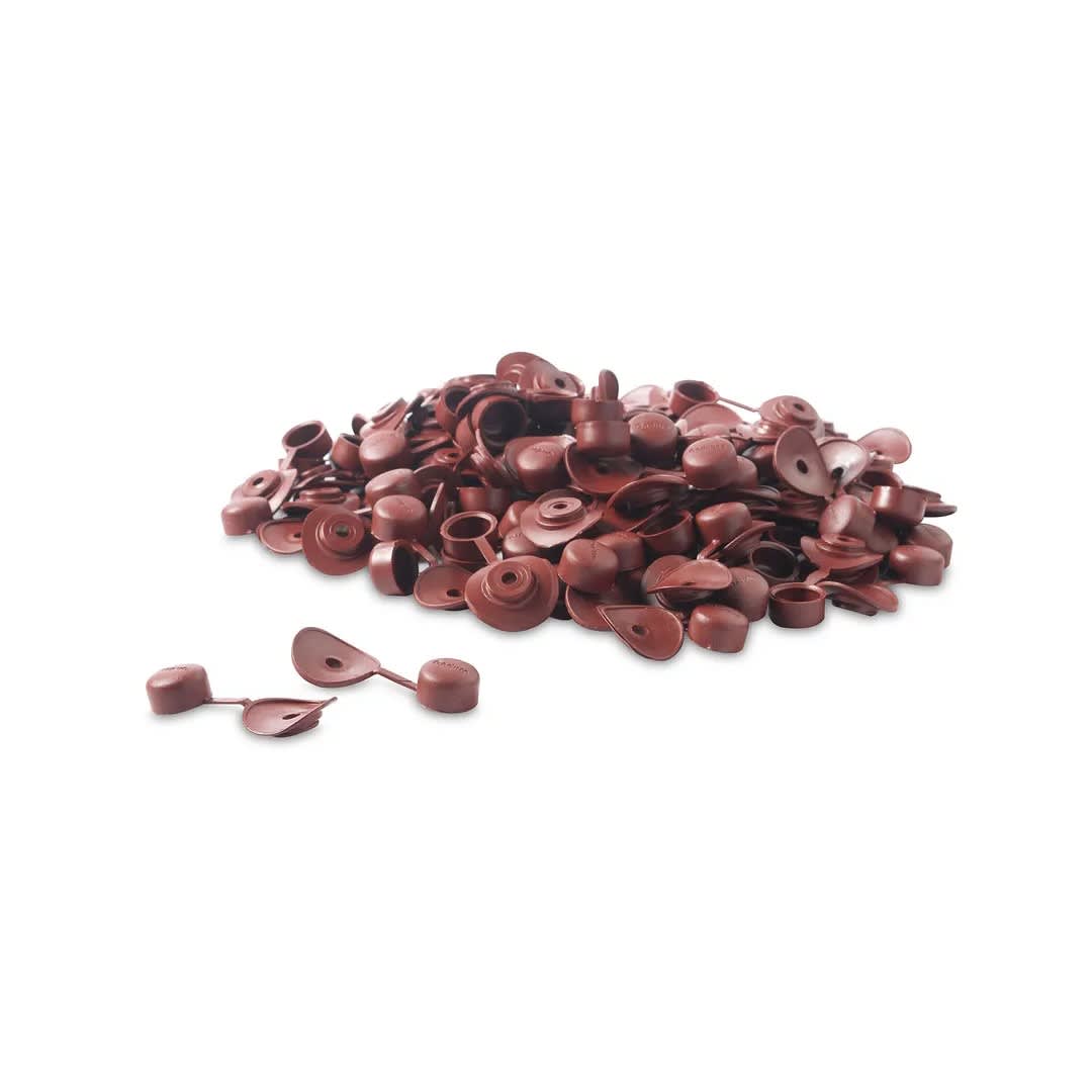 CAPUCHON ROJO/MARRON 100 UNIDADES ONDULINE