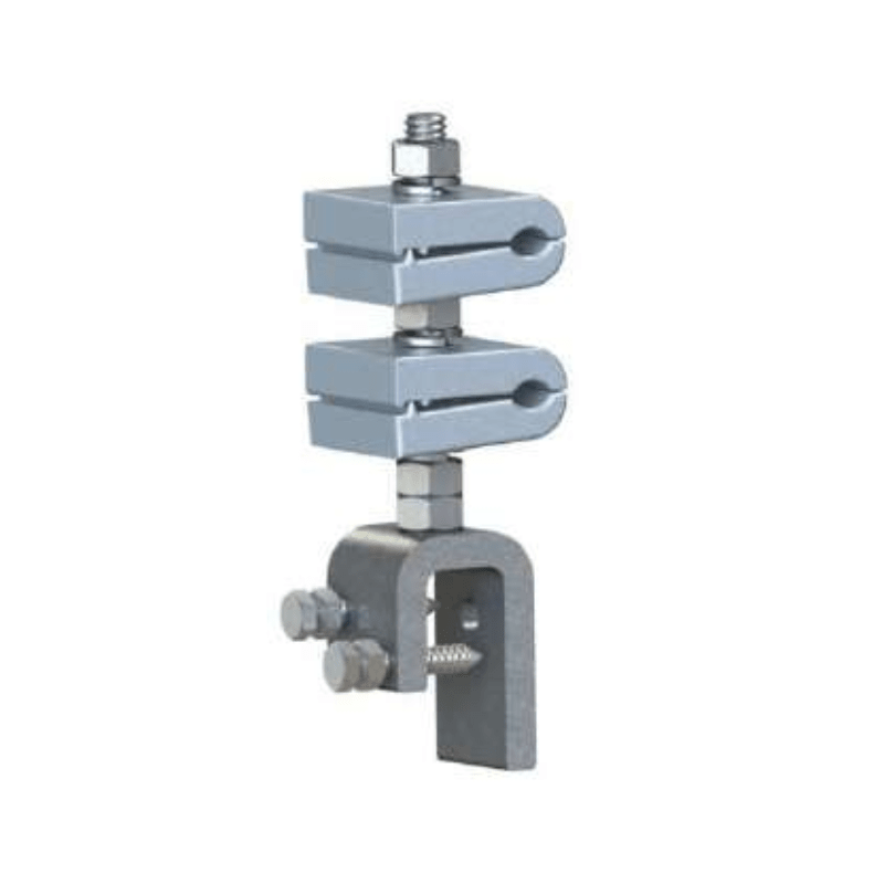 SOPORTES DE BAJADA PARA CABLE DE FIBRA OPTICA (OPGW) Ø:14-18MM MODELO SFO-CSD-3 / 14-18 ARAGCU AT