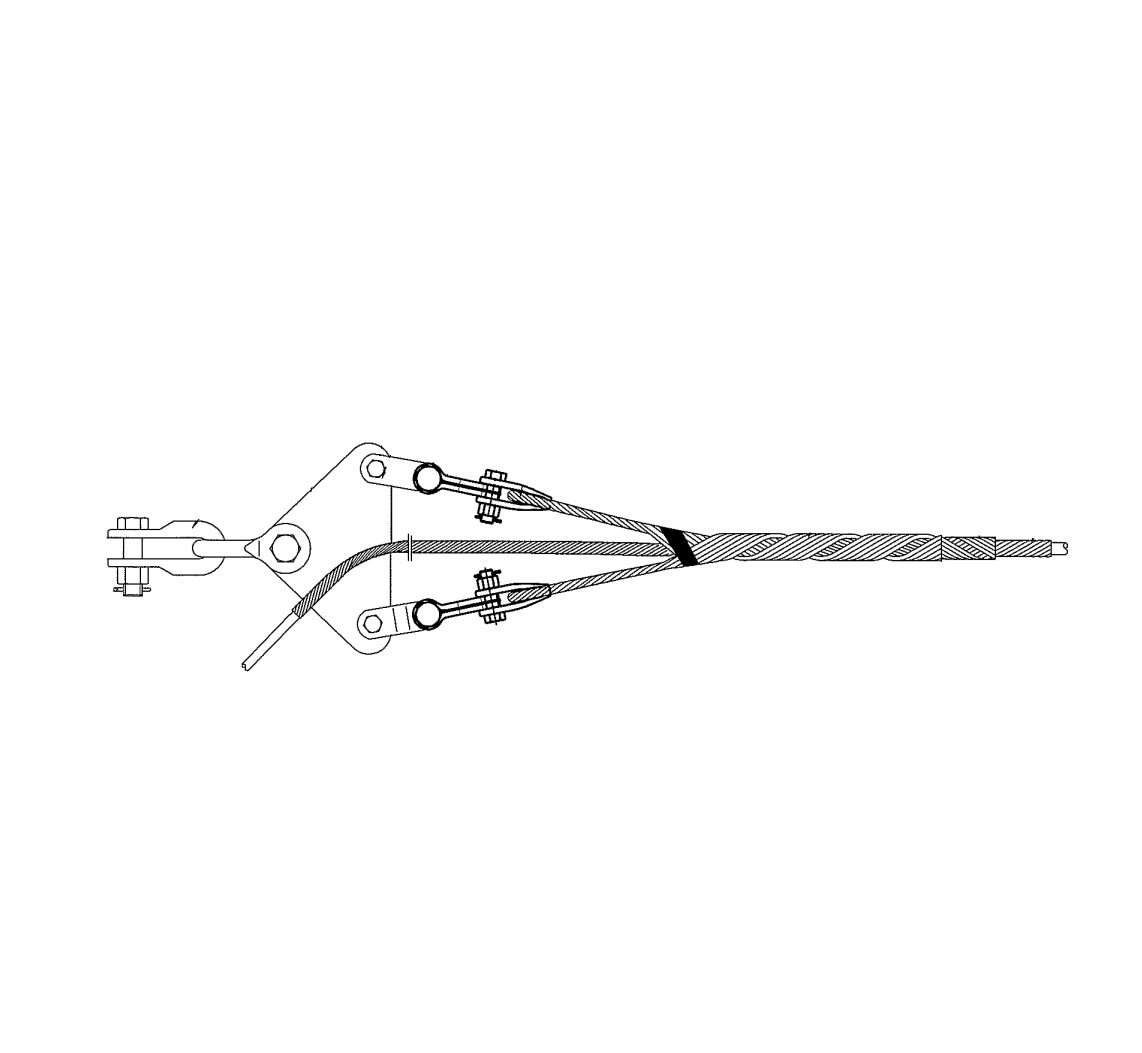 KIT ARMADO DE RETENCION DOBLE ADSS Ø:16.00-22.80MM AN-160-2280 ARAGCU FO