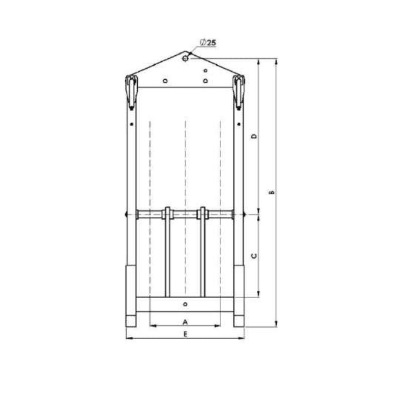 MARCOS PARA TENDIDO DE CUERDAS TRIPLE Ø:174MM MODELO SPTR-480 ARAGCU AT1