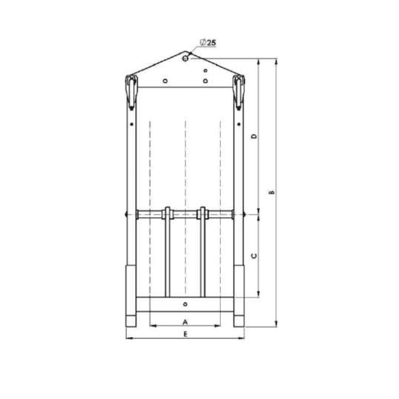MARCOS PARA TENDIDO DE CUERDAS TRIPLE Ø:174MM MODELO SPT-480 ARAGCU AT1