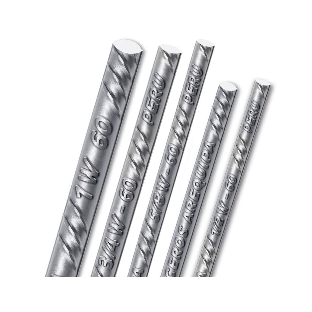 FIERROS CORRUGADOS A706-GRADO 60 8MMX9MT ACEROS AREQUIPA