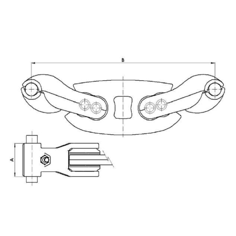 ESPACIADORES AMORTIGUADORES DOBLES Ø:30.4-33MM MODELO SPA450DA33 ARAGCU AT2