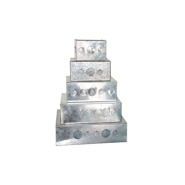 CAJA DE PASE ELECTROGALVANIZADO 16X16X8'' ARAGCU VM2