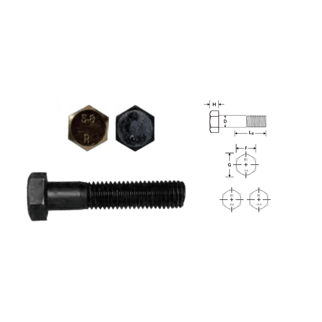 PERNOS MILIMETRICOS BRUÑIDO NEGRO 5X16MM CLASE 10.9 ARAGCU OUTLET2