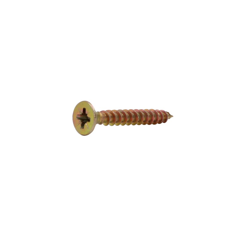 TORNILLO SHIPBOARD PARA MADERA PRENSADA TIPO SPACK ZINCADO AMARILLO N°2.5 ARAGCU OUTLET