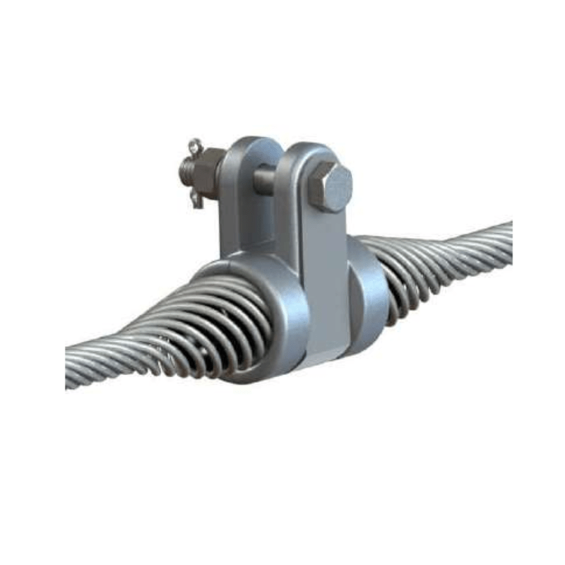 GRAPAS DE SUSPENSION ARMADA PARA CABLE ALUMINIO Ø:10.81-11.24MM MODELO GAS-1/11-AW ARAGCU AT1