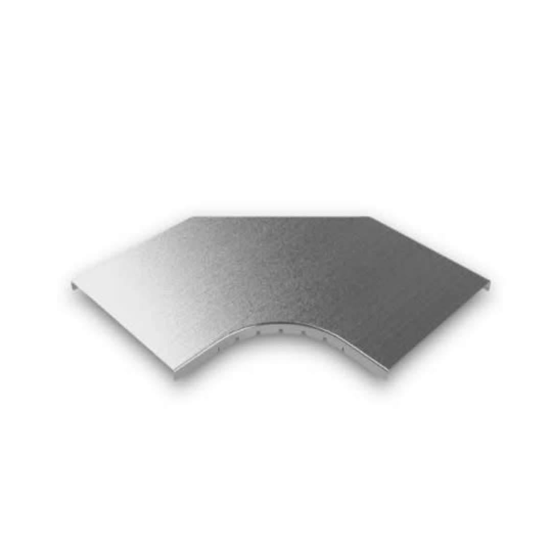 CUBIERTA DE CURVA HORIZONTAL GALV. CALIENTE 100MM ARAGCU VM
