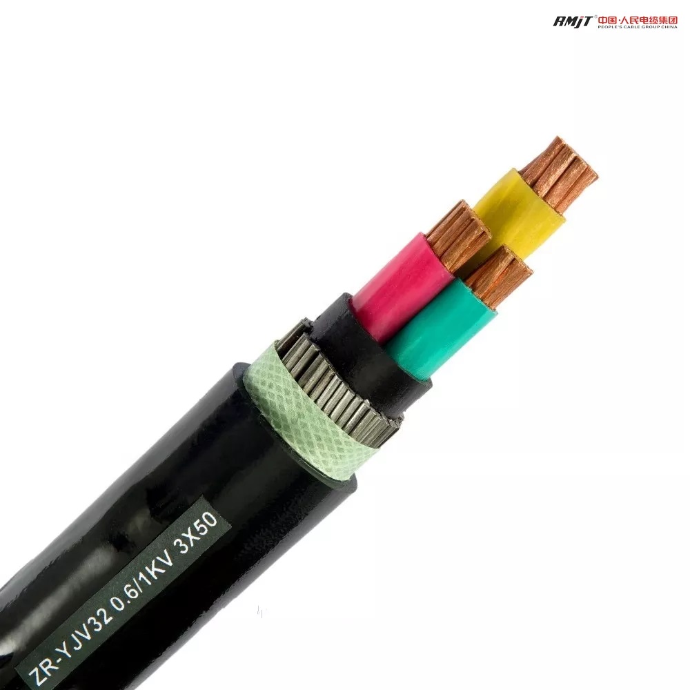 0.6/1KV COPPER CONDUCTOR XLPE INSULATION STEEL TAPE ARMOURED UNDERGROUND POWER CABLE RMJT