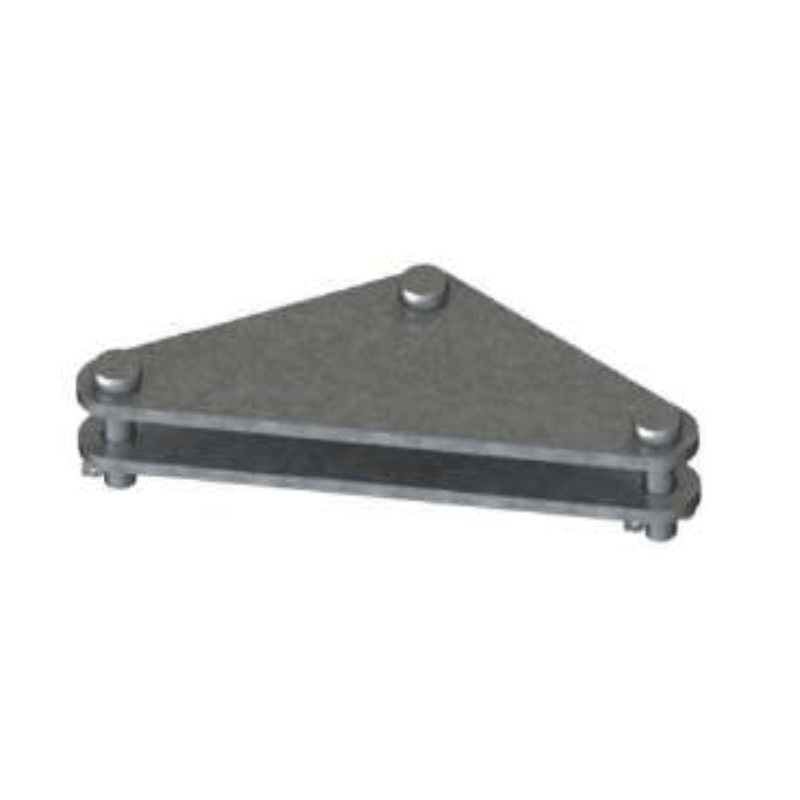 YUGOS DOBLES TRIANGULARES Ø:12MM L:70X400MM MODELO BT-300 ARAGCU AT
