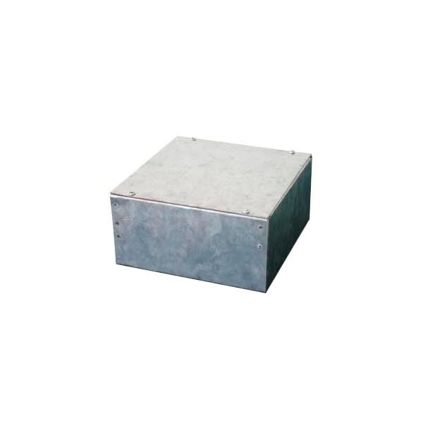 CAJA DE PASE CIEGA ELECTROGALVANIZADO 8X8X3'' ARAGCU VM