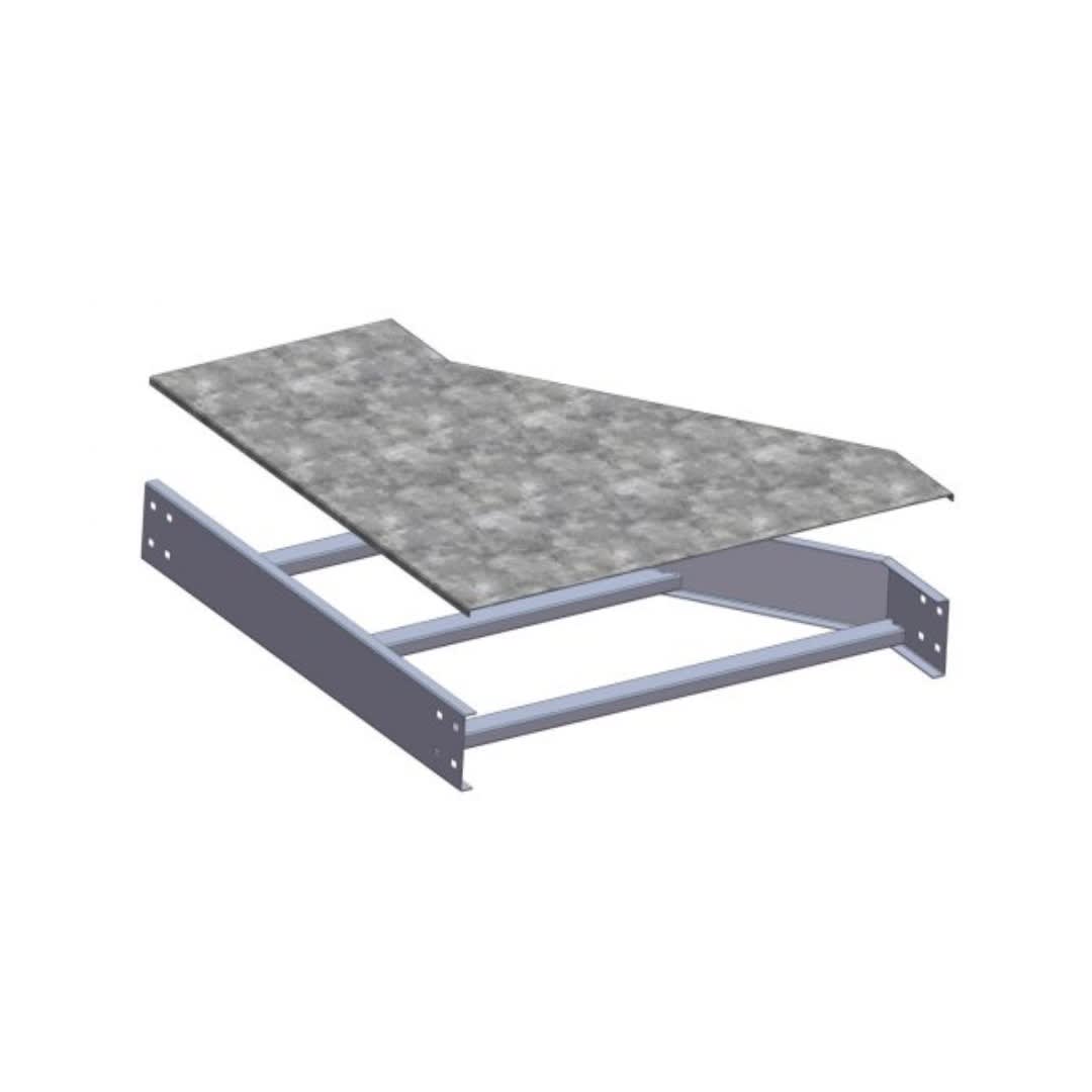 CUBIERTA DE REDUCCION IZQUIERDA GALV. CALIENTE 700MM ARAGCU VM2