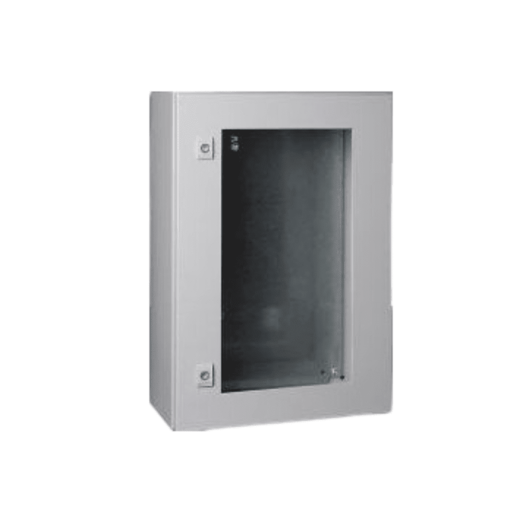 CAJA METALICA CON PUERTA DE PLEXIGLÁS IP66 (HIMEL STP8 830) 800X800X300MM ARAGCU VM1