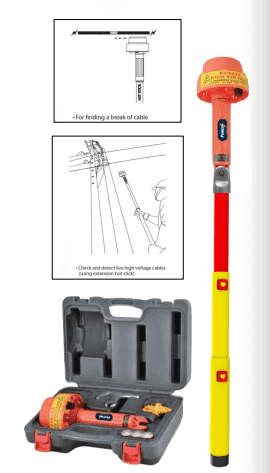 DETECTOR DE TENSION UNIPOLAR P/ INDUCCION 240V/230KV 60HZ SON/LUM CAT. PVD230L08 FAMECA2