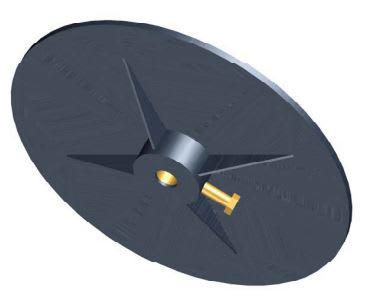 DISCO ANTIRROBO PARA VARILLA DE 3/4'' PARA PUESTA A TIERRA ARAGCU PT2