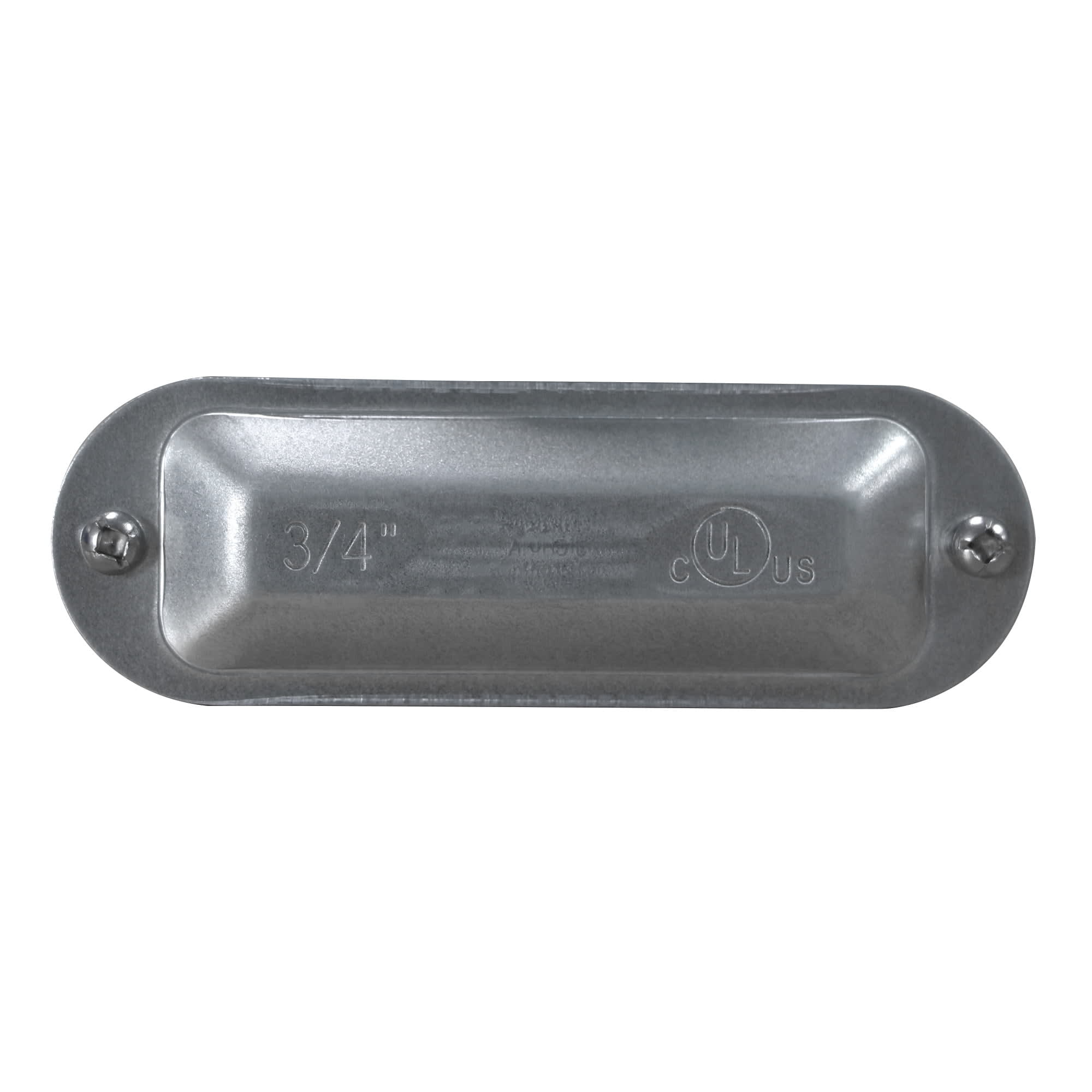 TAPA ABOVEDADO EN ACERO Y EMPAQUETADURA DE NEOPRENO P/CAJA 3/4'' FORM 5 CON UL E254321 JJ1