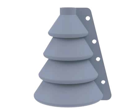 CUBIERTA D/SILICONA P/BUSHING MEDIA CAPUCHA 35 KV E/BC HALF MIDSUN