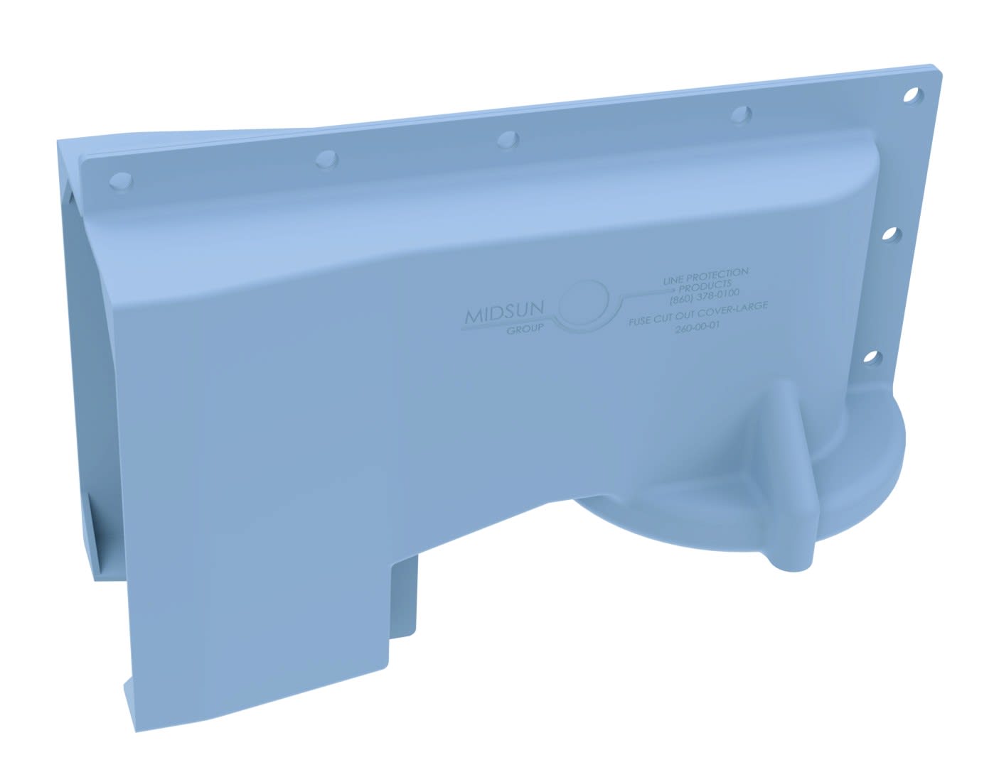 CUBIERTA DE SILICONA PARA SECCIONADOR CUT OUT GRANDE 25KV C/GRIS E/FUSE CUT OUT-LG MIDSUN1