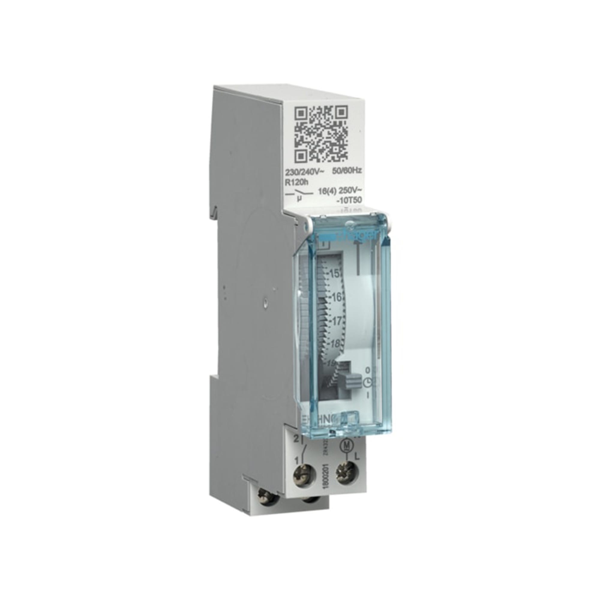 INTERRUPTOR HORARIO ANALOGICO 1 MOD. 16 A 230VAC 1 CONM HAGER