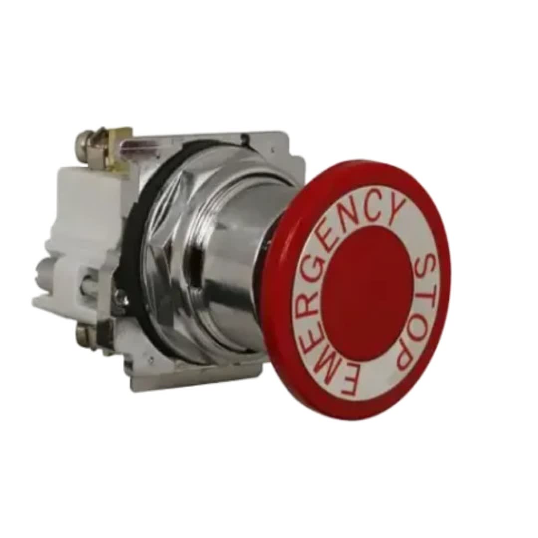PULSADOR EMERGENCIA C/BOTON 40MM OPERADOR PUSH-PULL 1NO+1NC DE 305MM EATON1