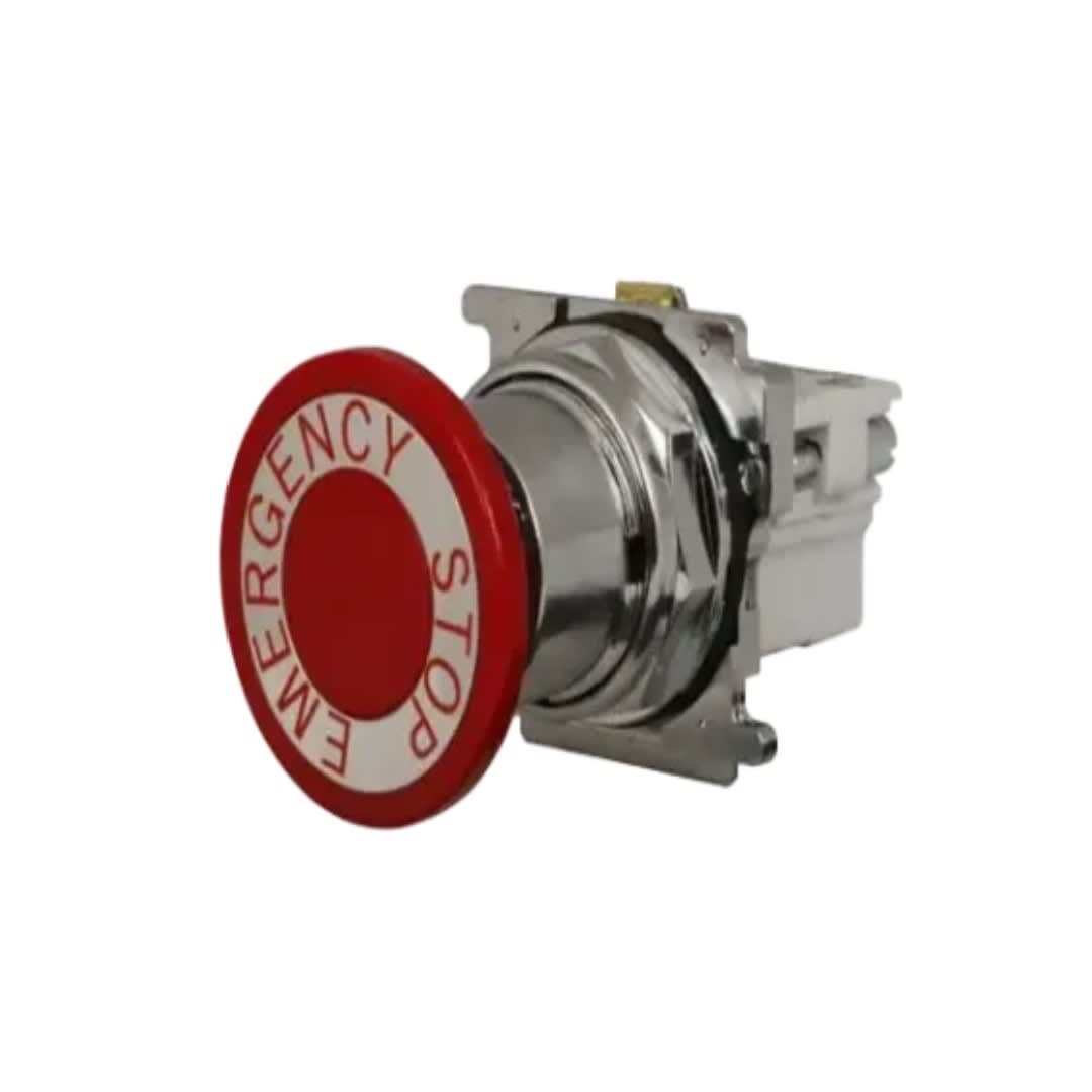 PULSADOR EMERGENCIA C/BOTON 40MM OPERADOR PUSH-PULL 1NO+1NC DE 305MM EATON2