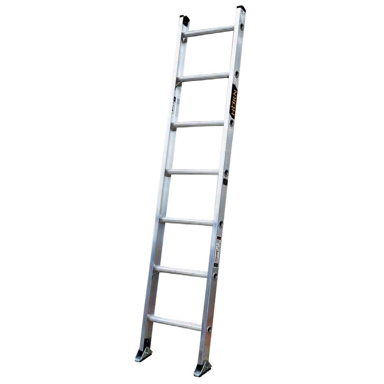 ESCALERA TIPO ARRIMO 14 PASOS ALUMINIO HESC-AL-1-14 HORN