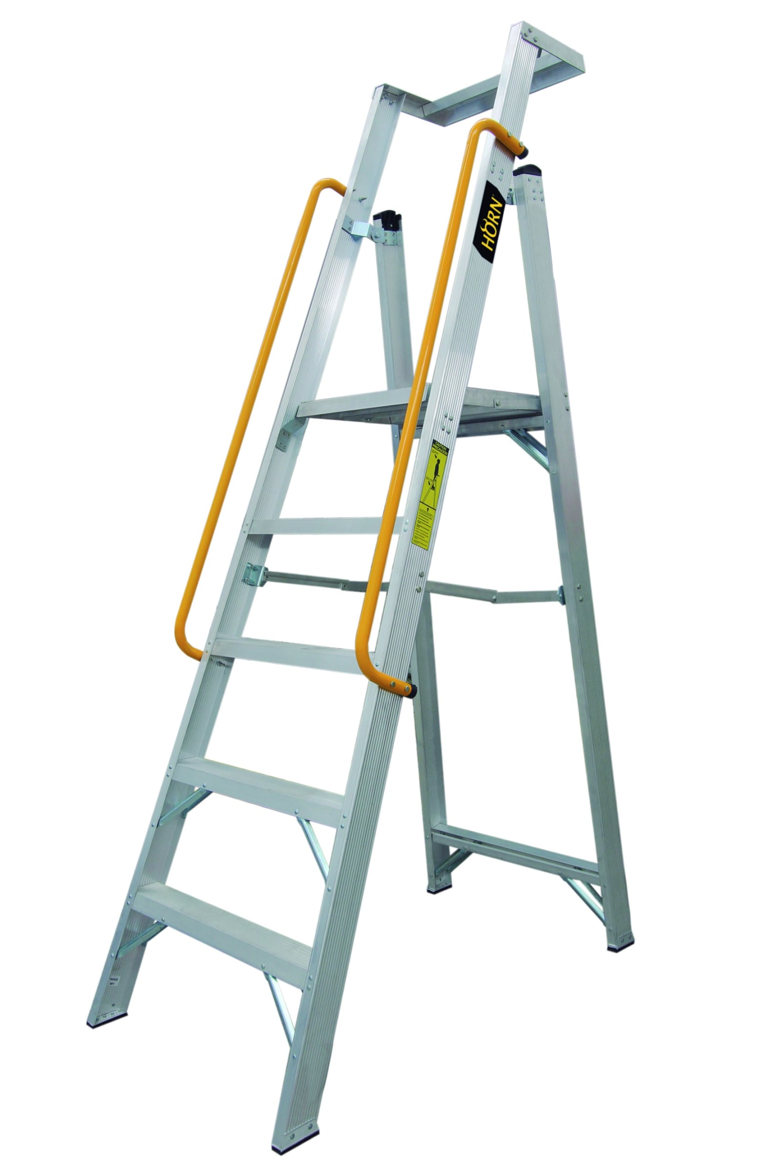 ESCALERA TIPO PLATAFORMA 11 PASOS ALUMINIO HESC-AL-6-11-IA HORN1