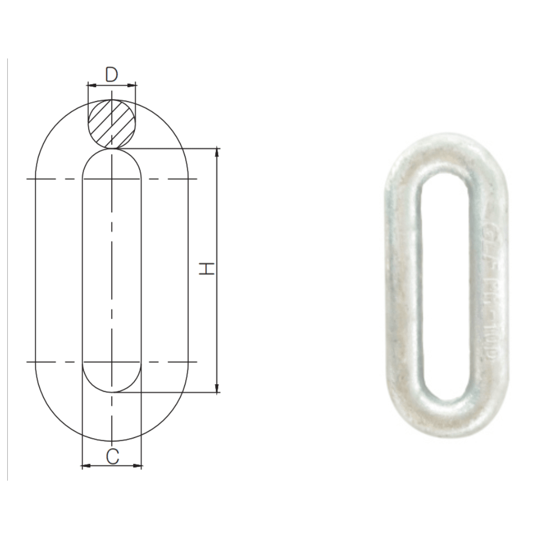 ADAPTADOR ESLABON ANILLO MODELO PH-21 210KN ARAGCU HE