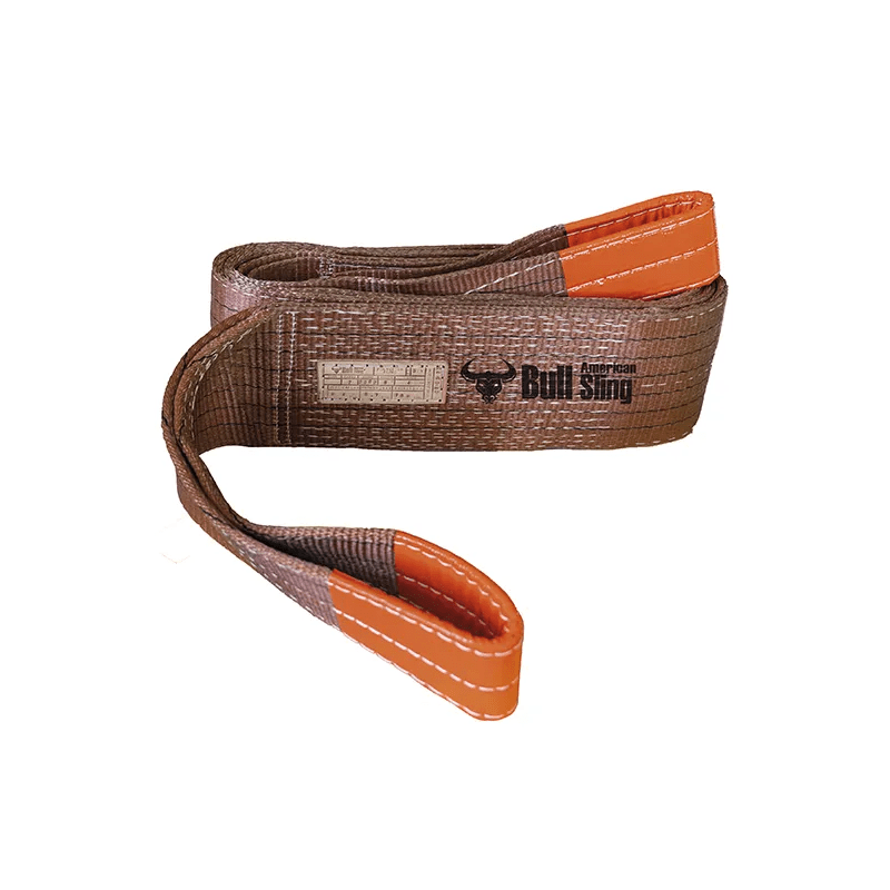 ESLINGA MARRON 180MM(6'')X8MTSX12TX4CAPAS FS 7:1 EN 1492-1 (EUROPEA) AMERICAN BULL1