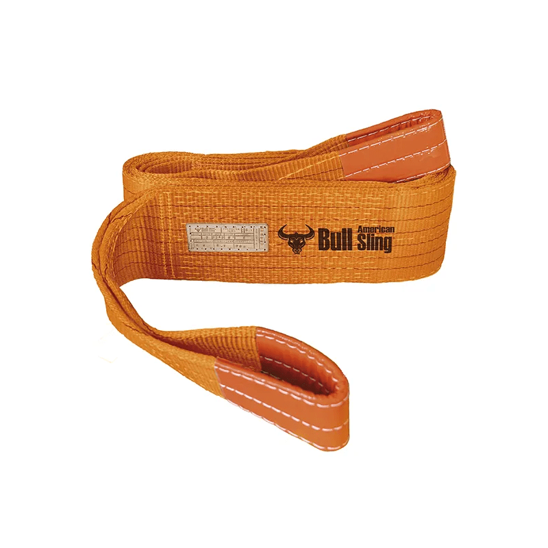 ESLINGA NARANJA 10''X8MTSX28TX4CAPAS FS 5:1 ASME B30.9 (NORMATIVA EEUU) AMERICAN BULL