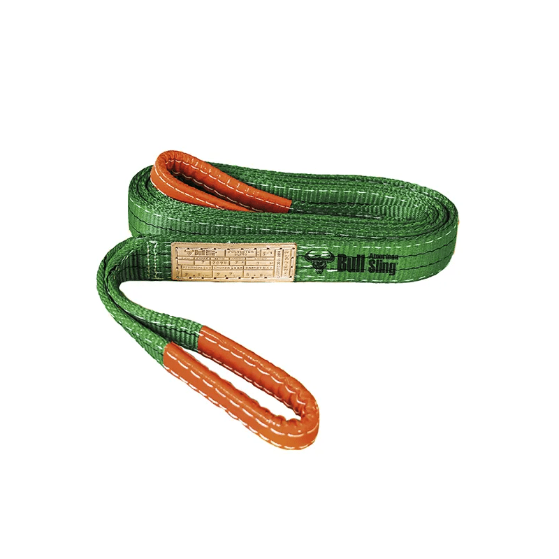 ESLINGA VERDE 2''X10MTSX2.8TX2CAPAS FS 5:1 ASME B30.9 (NORMATIVA EEUU) AMERICAN BULL